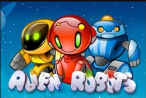 Alien Robots slots logo