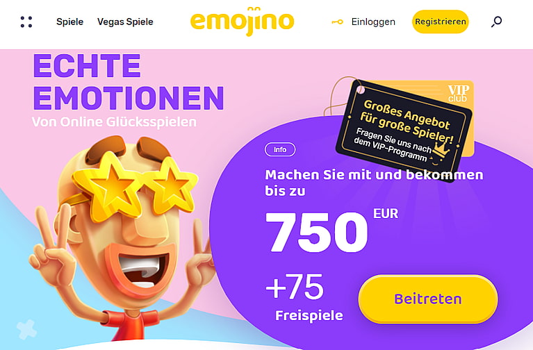 Emojino Willkommens Bonus Code