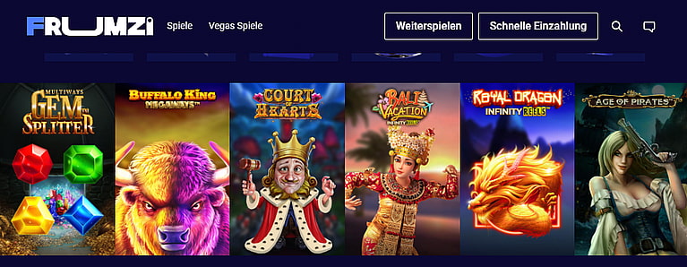 Frumzi Slot Spiele 